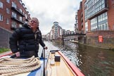 BCN Marathon Challenge 2013: Skipper Charley on board NB "Felonious Mongoose", passing Ladywood Junction on the BCN Main Line, with Oozells Street Loop on the right..
Birmingham Canal Navigation,


United Kingdom,
on 25 May 2013 at 08:04, image #37
