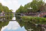 BCN Marathon Challenge 2013: On the BCN New Main Line at Rotton Park Junction. To the left Icknield Port Loop, to the right Soho Loop, both are part of the Old Main Line..
Birmingham Canal Navigation,


United Kingdom,
on 25 May 2013 at 08:12, image #41