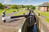 BCN Marathon Challenge 2013: Narrowboat "Felonious Mongoose" enterng Smethwick Top Lock on the BCN Old Main Line. On the left the towpath bridge over the Engine Arm..
Birmingham Canal Navigation,


United Kingdom,
on 25 May 2013 at 09:15, image #97