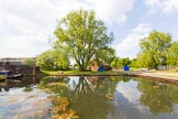BCN Marathon Challenge 2013: The basin at Bradley Workshop, where British Waterways/Canal & River Trust builds lock components. The basin is part of a former, longer loop of the Wednesbury Oak Loop that has been shortened..
Birmingham Canal Navigation,


United Kingdom,
on 25 May 2013 at 16:21, image #239