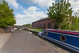 BCN Marathon Challenge 2013: NB "Felonious Mongoose" entering Factory Top Lock on the BCN New Main Line near Factory Junction, with a BCN gaging station on the right..
Birmingham Canal Navigation,


United Kingdom,
on 25 May 2013 at 17:53, image #260