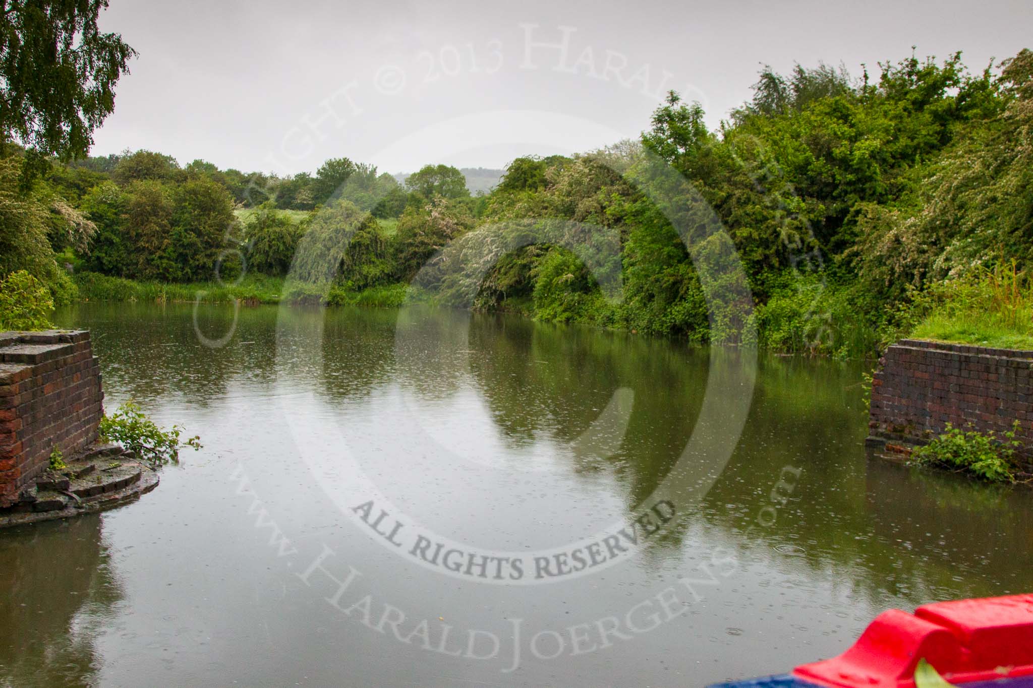 BCN Marathon Challenge 2014: Basin on the Dudley No 2 Canal close to Bullfield Bridge, I guess it's the basin of the former Warrens Hall Colliery.
Birmingham Canal Navigation,


United Kingdom,
on 25 May 2014 at 06:34, image #196