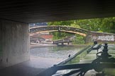 BCN Marathon Challenge 2014: Aston Junction on the Birmingham & Fazeley Canal, seen from Coronation Street Bridge. The B&F continues to the left, the Digbeth Branch to the right..
Birmingham Canal Navigation,


United Kingdom,
on 23 May 2014 at 15:26, image #42