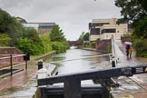 BCN Marathon Challenge 2014: On the Digbeth Branch at Ashted Top Lock. The factory bridge was the entrance to Wallis's Arm, leading to Heneage Street Wharf. The arm served also several factories..
Birmingham Canal Navigation,


United Kingdom,
on 23 May 2014 at 15:41, image #47