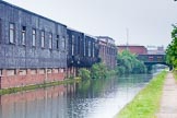BCN Marathon Challenge 2014: Bridge 106 (Duddeston Mill Road Bridge) at Garrison Locks on the Grand Union Canal (Birmingham & Warwick Junction Canal), with old industry in a rather sad state on the left - but work seemed to be going on inside.
Birmingham Canal Navigation,


United Kingdom,
on 24 May 2014 at 08:35, image #76