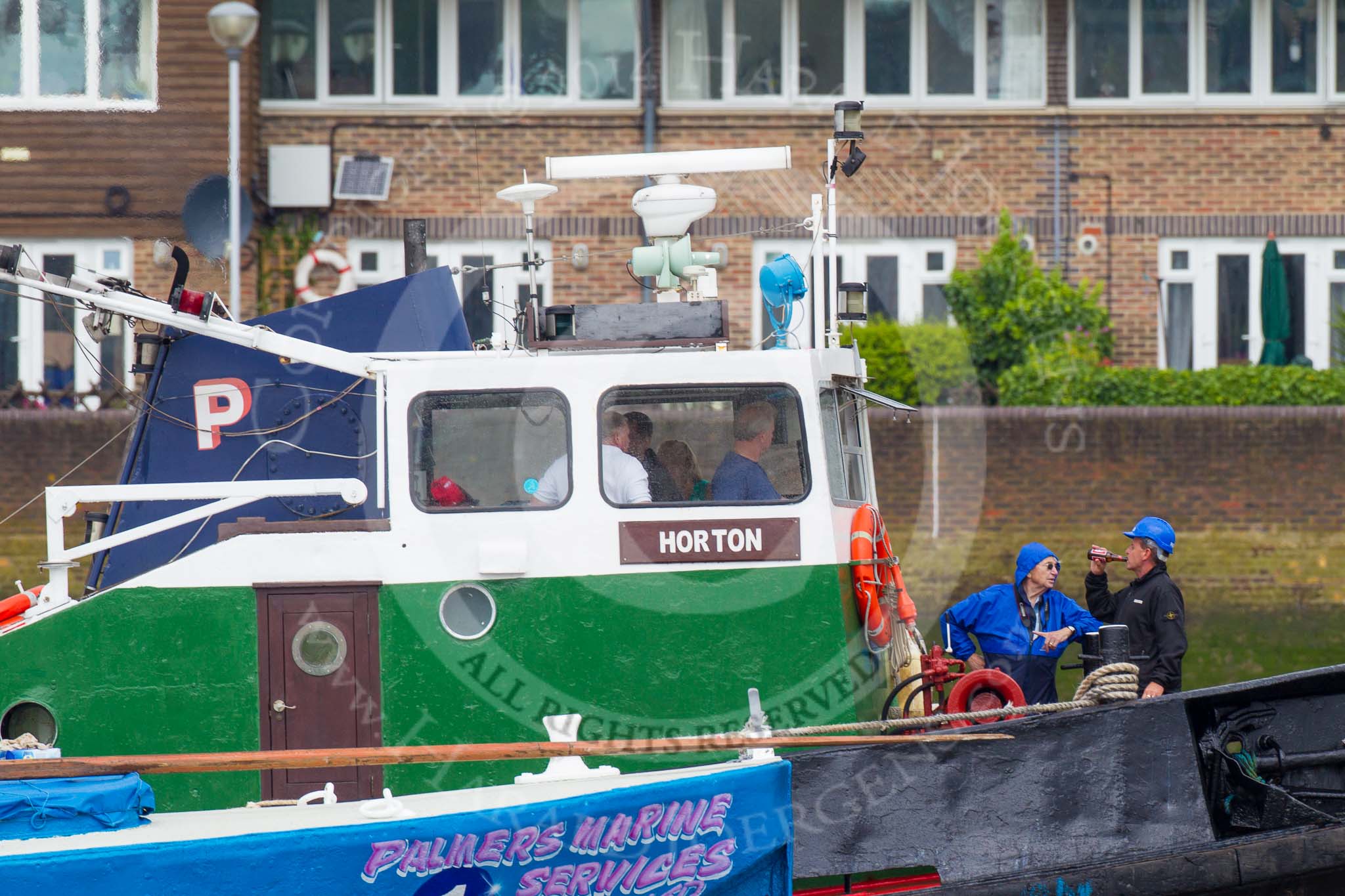 TOW River Thames Barge Driving Race 2014.
River Thames between Greenwich and Westminster,
London,

United Kingdom,
on 28 June 2014 at 11:49, image #21