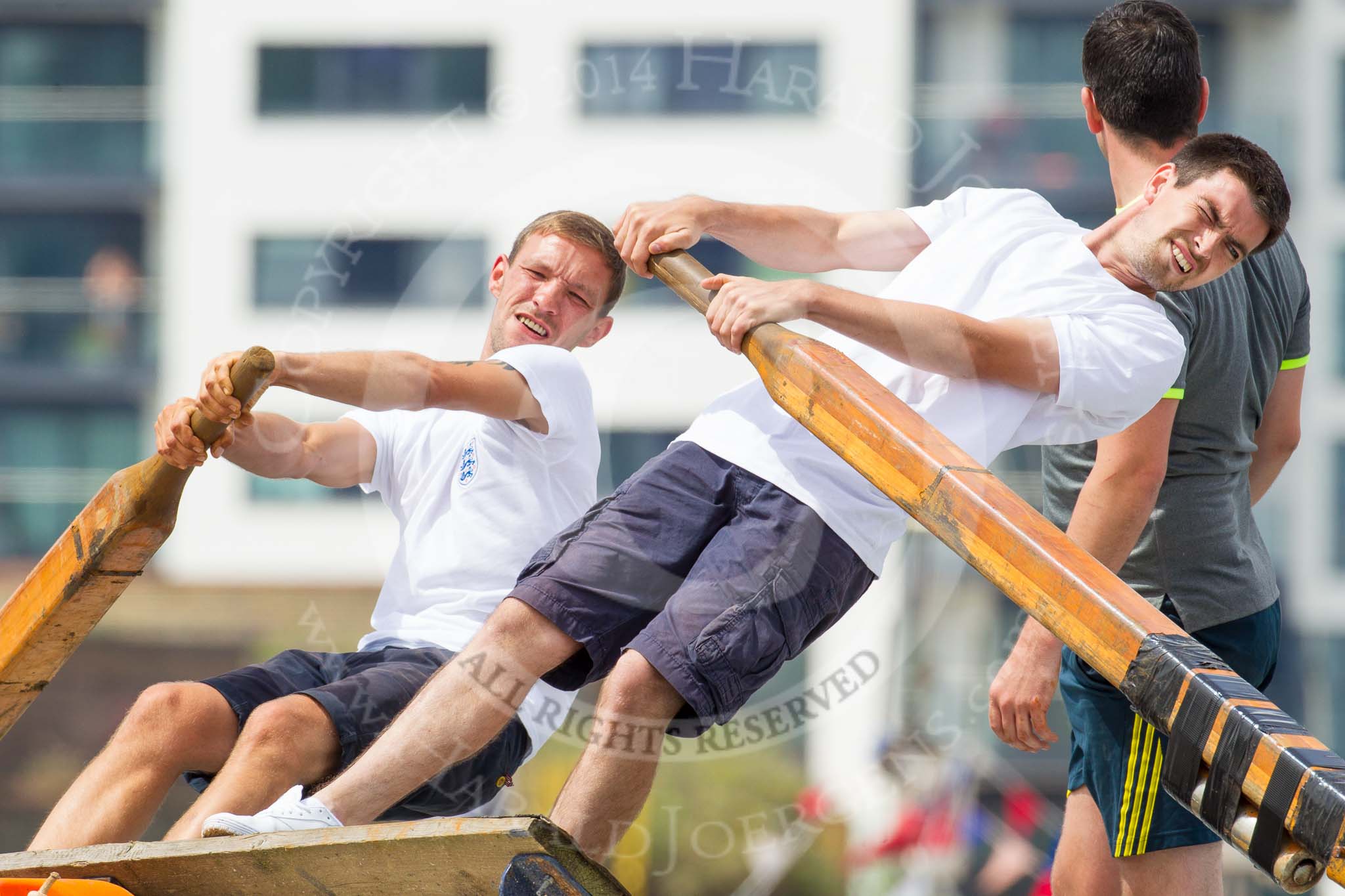 TOW River Thames Barge Driving Race 2014.
River Thames between Greenwich and Westminster,
London,

United Kingdom,
on 28 June 2014 at 12:27, image #63