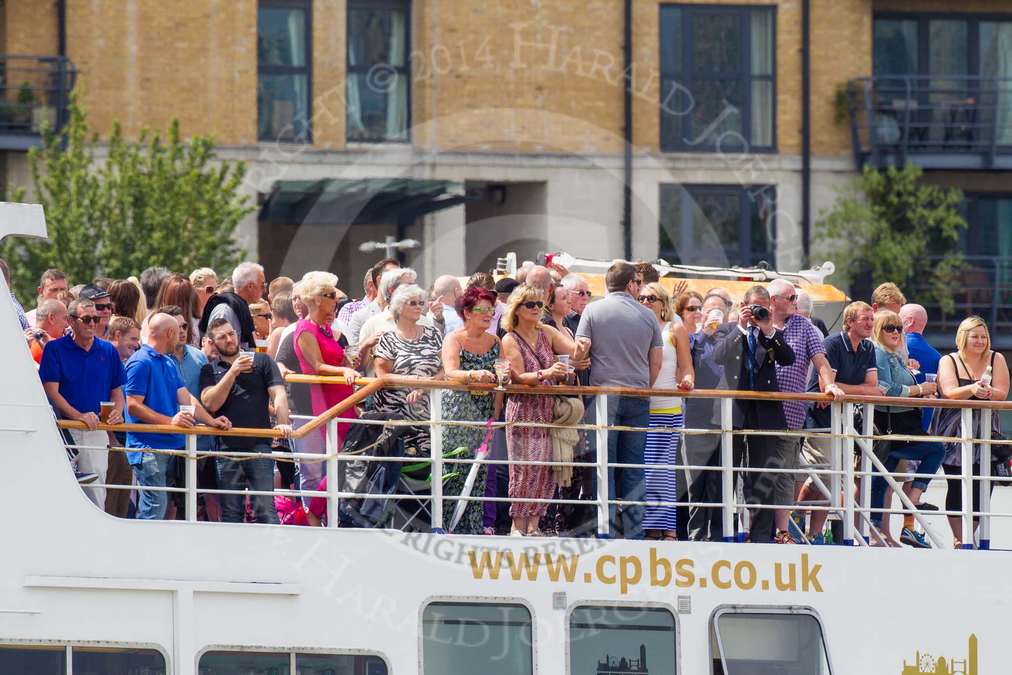 TOW River Thames Barge Driving Race 2014.
River Thames between Greenwich and Westminster,
London,

United Kingdom,
on 28 June 2014 at 12:28, image #68