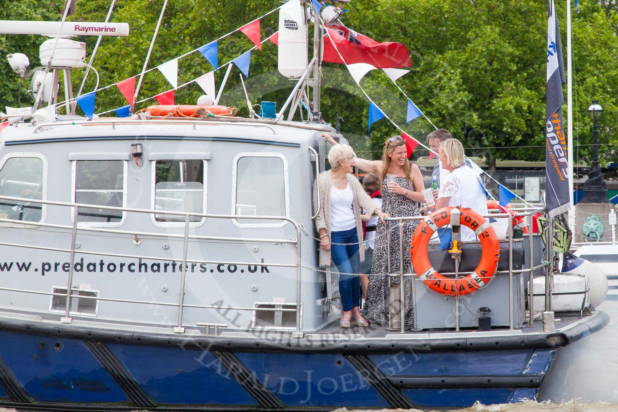 TOW River Thames Barge Driving Race 2014.
River Thames between Greenwich and Westminster,
London,

United Kingdom,
on 28 June 2014 at 14:00, image #361