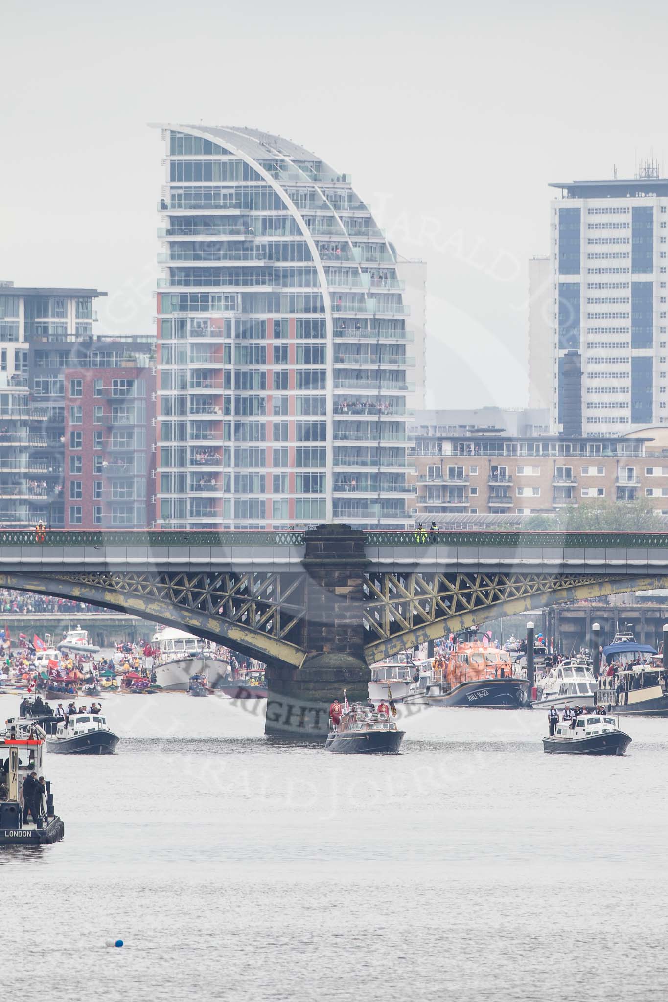 Thames Diamond Jubilee Pageant.
River Thames seen from Battersea Bridge,
London,

United Kingdom,
on 03 June 2012 at 14:17, image #16