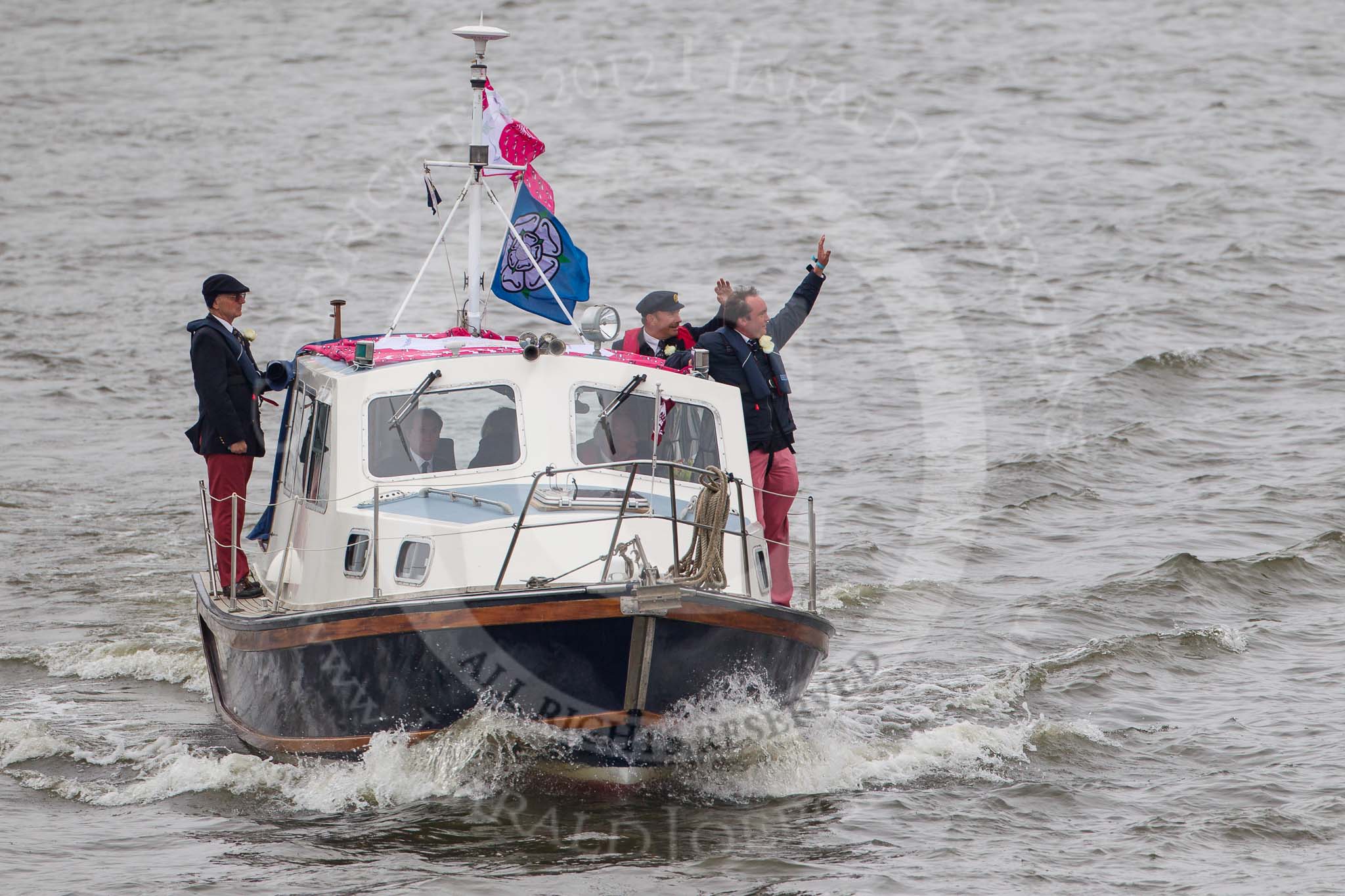 Thames Diamond Jubilee Pageant.
River Thames seen from Battersea Bridge,
London,

United Kingdom,
on 03 June 2012 at 15:42, image #426