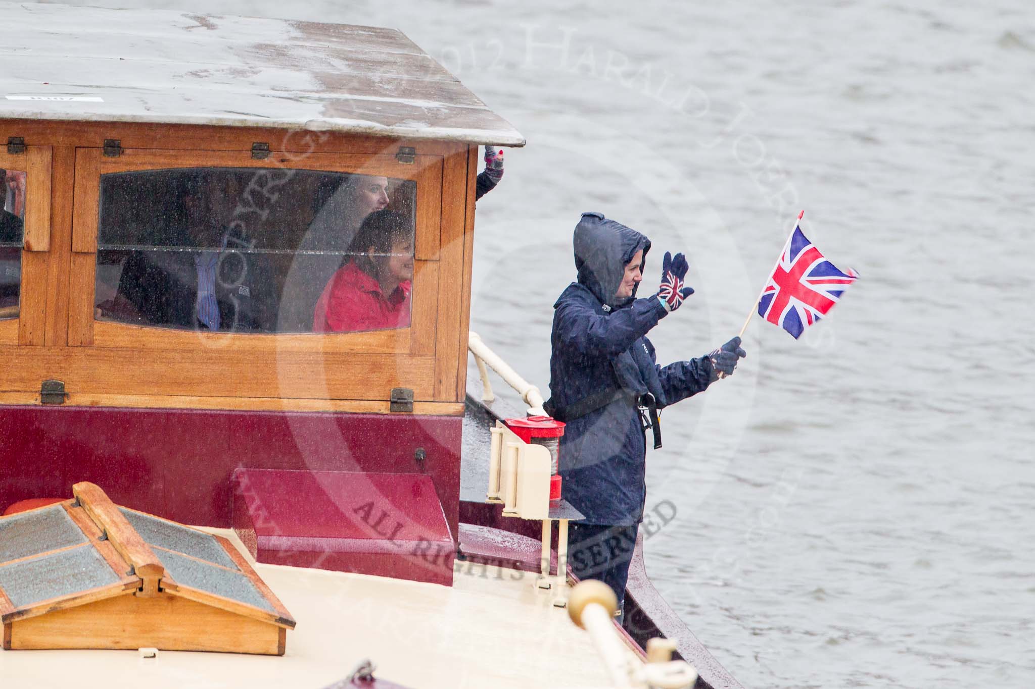 Thames Diamond Jubilee Pageant.
River Thames seen from Battersea Bridge,
London,

United Kingdom,
on 03 June 2012 at 16:01, image #493