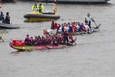 Thames Diamond Jubilee Pageant: DRAGON BOATS-Worcester Busters (M176) and Dragon Boat (M174)..
River Thames seen from Battersea Bridge,
London,

United Kingdom,
on 03 June 2012 at 14:48, image #123