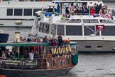 Thames Diamond Jubilee Pageant: VIPS-Nuneham (V79) and Sarpedon (V87)..
River Thames seen from Battersea Bridge,
London,

United Kingdom,
on 03 June 2012 at 14:59, image #185