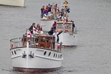 Thames Diamond Jubilee Pageant: DUNKIRK LITTLE SHIPS-Sundowner (H11), Lazy Days (H15)..
River Thames seen from Battersea Bridge,
London,

United Kingdom,
on 03 June 2012 at 15:12, image #269