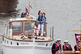 Thames Diamond Jubilee Pageant: DUNKIRK LITTLE SHIPS-Lady Gay (H18)..
River Thames seen from Battersea Bridge,
London,

United Kingdom,
on 03 June 2012 at 15:14, image #288