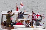 Thames Diamond Jubilee Pageant: DUNKIRK LITTLE SHIPS-Silver Queen  (H30)..
River Thames seen from Battersea Bridge,
London,

United Kingdom,
on 03 June 2012 at 15:15, image #302