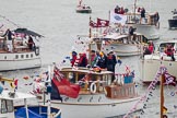 Thames Diamond Jubilee Pageant: MOTOR CRUISES/YACHTS- St.Joan (H82)..
River Thames seen from Battersea Bridge,
London,

United Kingdom,
on 03 June 2012 at 15:26, image #353