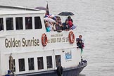 Thames Diamond Jubilee Pageant: PASSENGER BOATS- Golden Sunrise (C13)..
River Thames seen from Battersea Bridge,
London,

United Kingdom,
on 03 June 2012 at 16:11, image #548