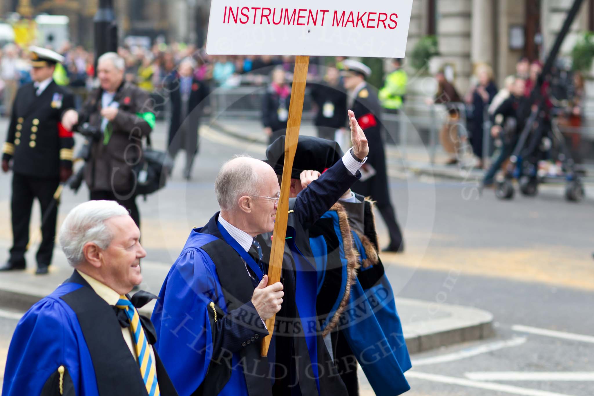 The Lord Mayor's Show 2011: Modern Livery Companies, here the Scientific Instrument Makers..
Opposite Mansion House, City of London,
London,
-,
United Kingdom,
on 12 November 2011 at 11:44, image #459