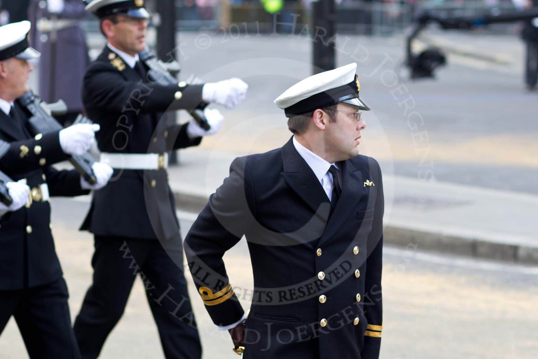 The Lord Mayor's Show 2011: The Royal Navy..
Opposite Mansion House, City of London,
London,
-,
United Kingdom,
on 12 November 2011 at 11:50, image #515