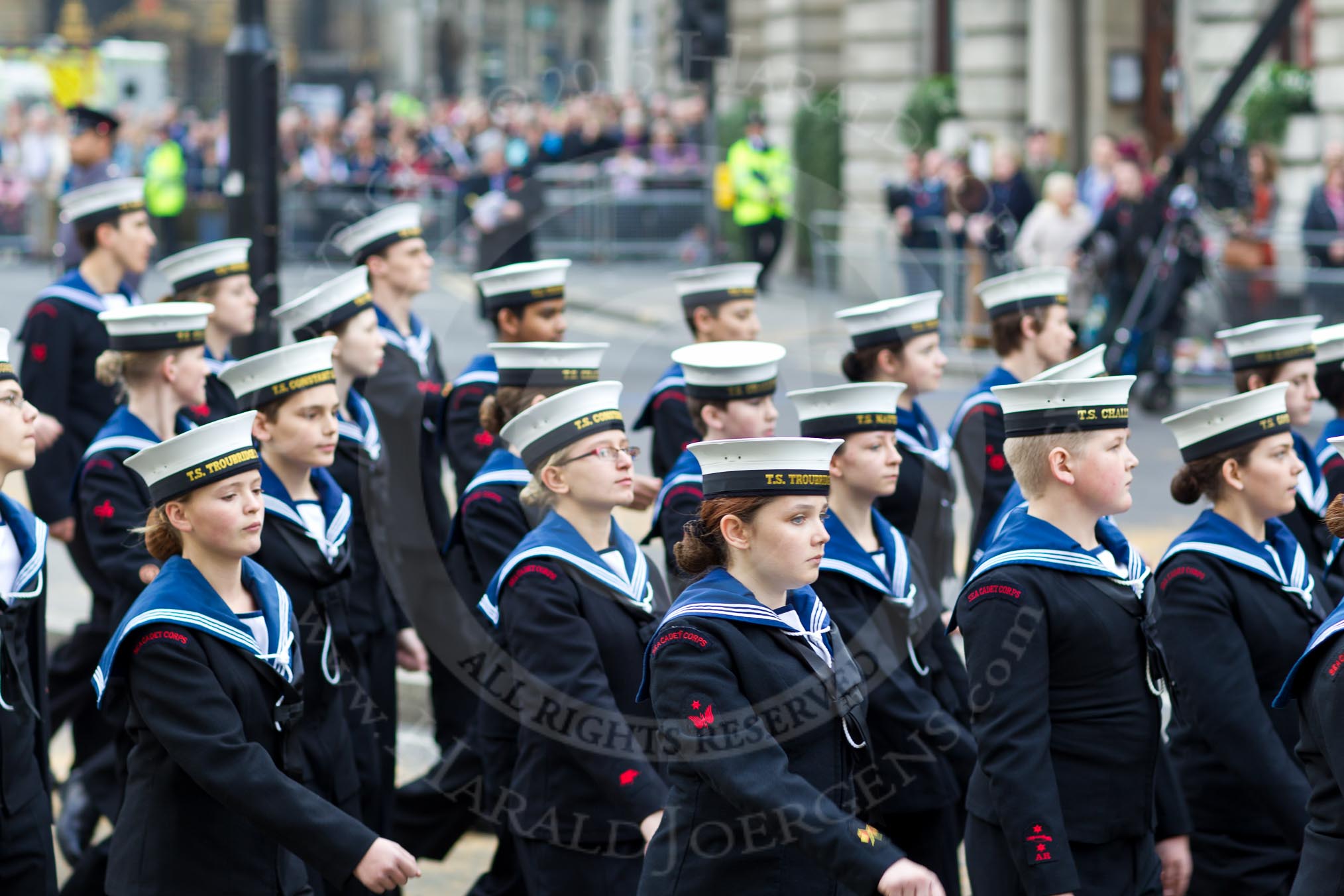 The Lord Mayor's Show 2011: Sea Cadet Corps (London Area).
Opposite Mansion House, City of London,
London,
-,
United Kingdom,
on 12 November 2011 at 11:53, image #540