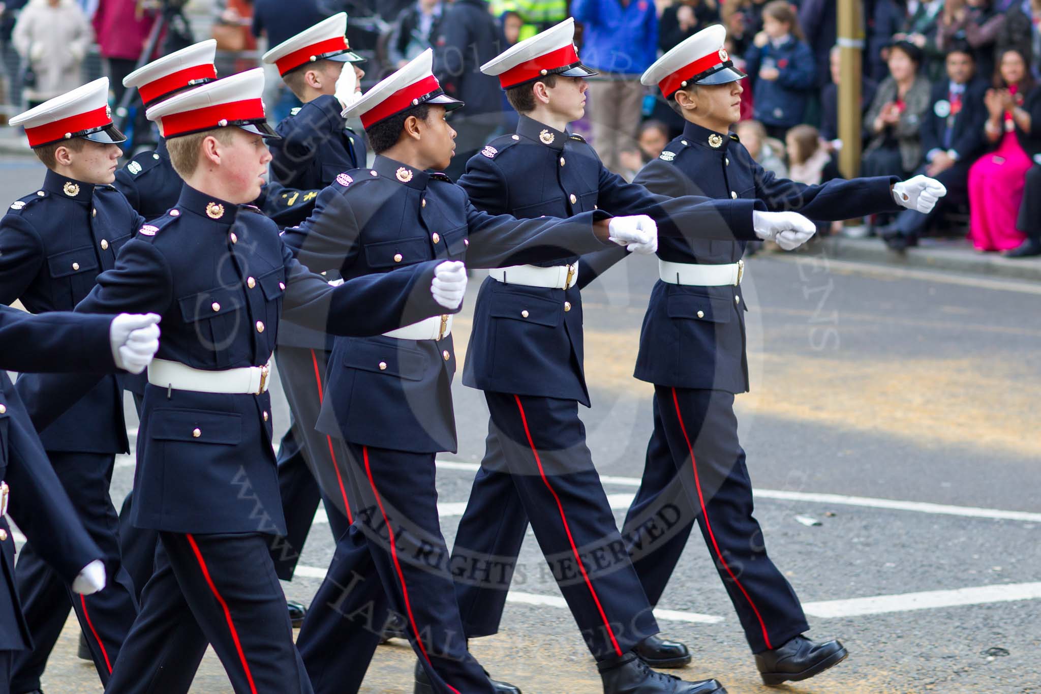 The Lord Mayor's Show 2011: Sea Cadet Corps (London Area).
Opposite Mansion House, City of London,
London,
-,
United Kingdom,
on 12 November 2011 at 11:53, image #544