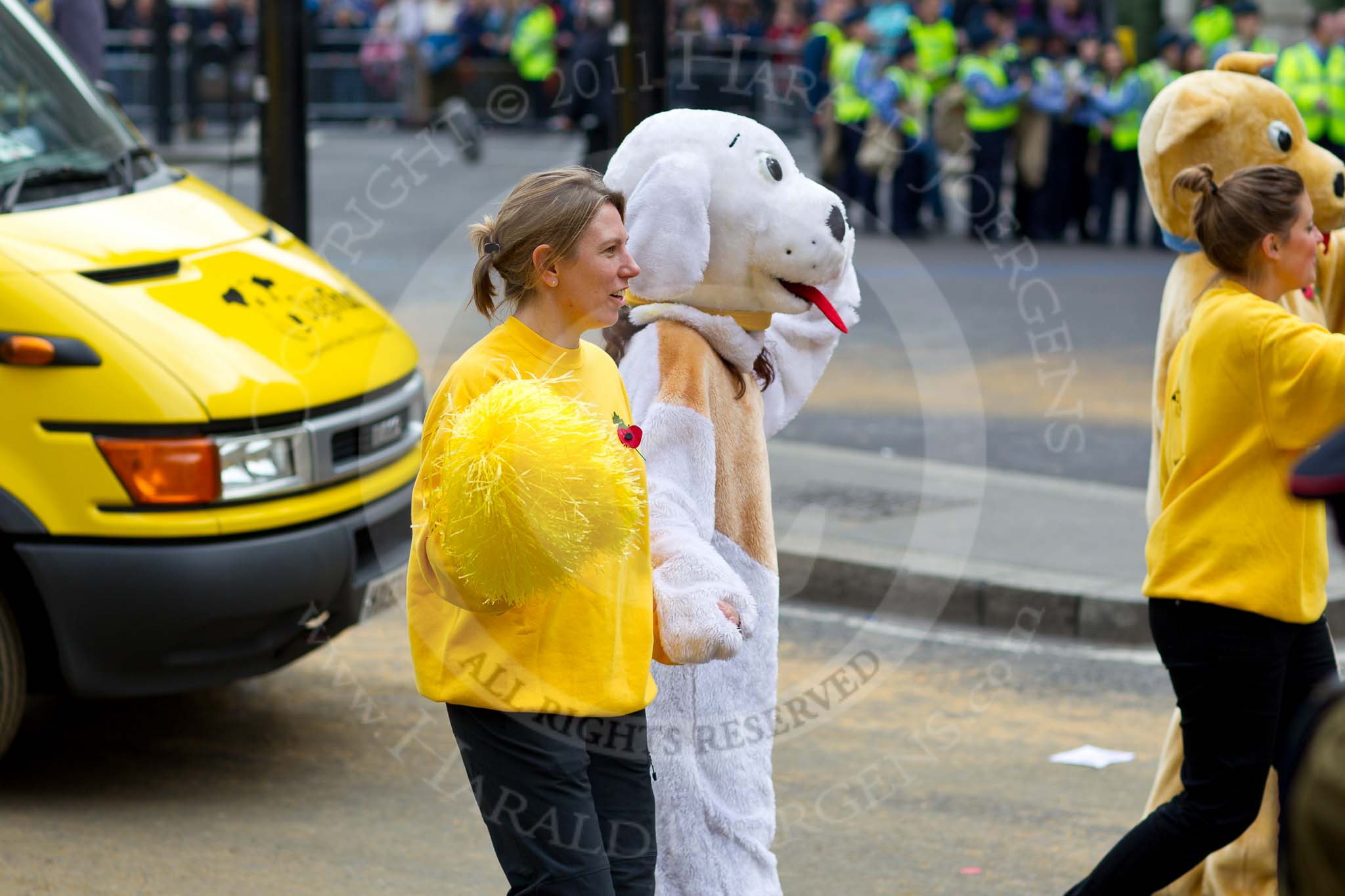 The Lord Mayor's Show 2011: Dogs Trust (http://www.dogstrust.org.uk/)..
Opposite Mansion House, City of London,
London,
-,
United Kingdom,
on 12 November 2011 at 12:00, image #601