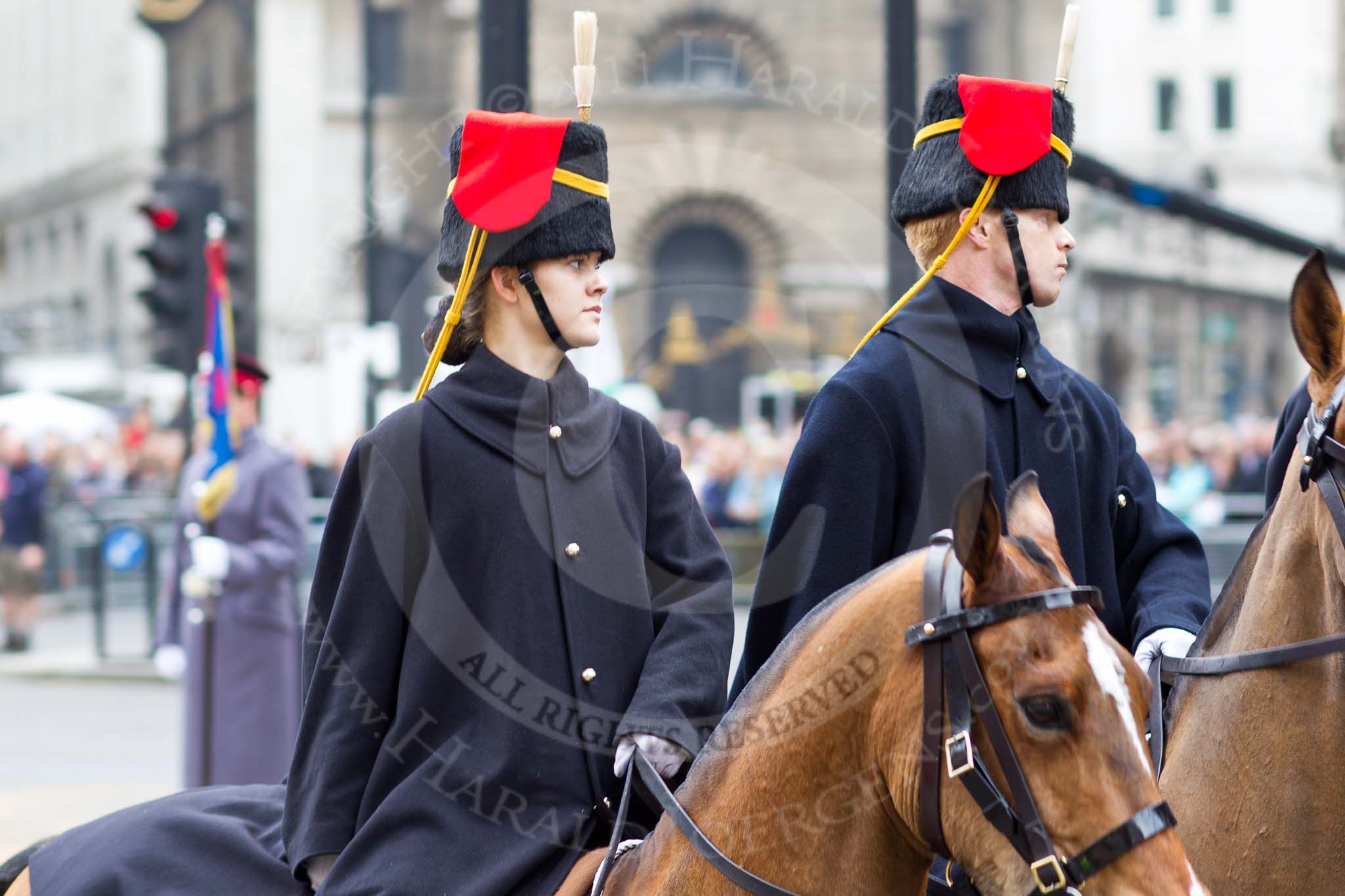 The Lord Mayor's Show 2011: The King’s Troop Royal Horse Artillery (HRA)..
Opposite Mansion House, City of London,
London,
-,
United Kingdom,
on 12 November 2011 at 12:08, image #683