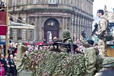The Lord Mayor's Show 2011: F and G Companies 7 Rifles. From 7th Battalion Rifles, F Company from Mayfair, and G Company from West Ham..
Opposite Mansion House, City of London,
London,
-,
United Kingdom,
on 12 November 2011 at 11:28, image #305