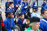 The Lord Mayor's Show 2011: London Massed Bugle Band..
Opposite Mansion House, City of London,
London,
-,
United Kingdom,
on 12 November 2011 at 11:57, image #573
