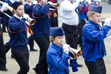 The Lord Mayor's Show 2011: London Massed Bugle Band..
Opposite Mansion House, City of London,
London,
-,
United Kingdom,
on 12 November 2011 at 11:57, image #575