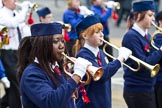 The Lord Mayor's Show 2011: London Massed Bugle Band..
Opposite Mansion House, City of London,
London,
-,
United Kingdom,
on 12 November 2011 at 11:57, image #576