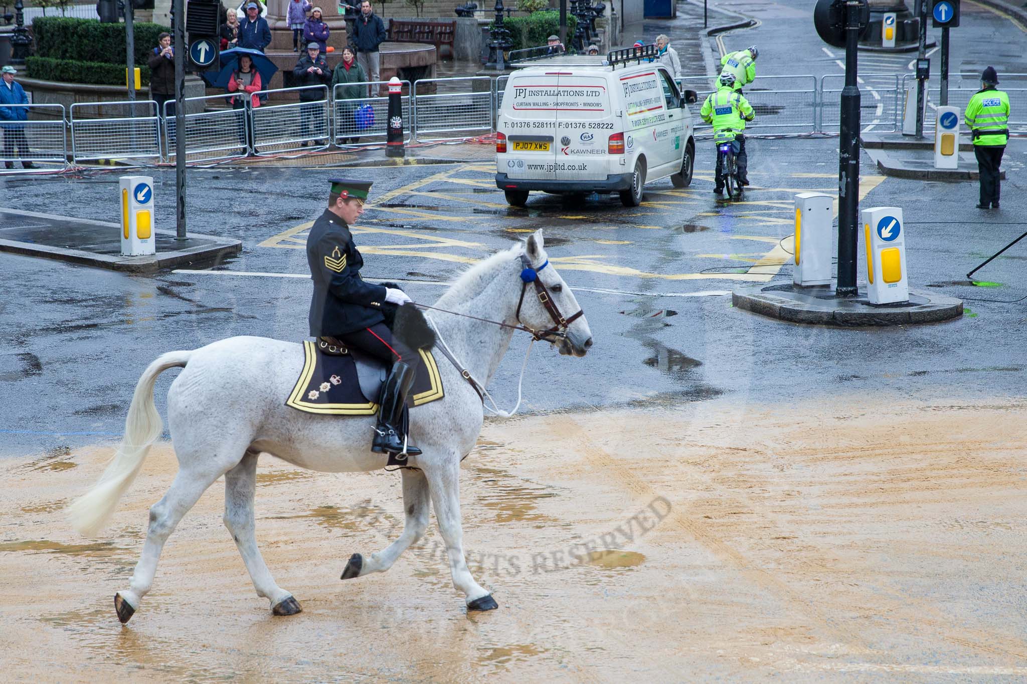 Lord Mayor's Show 2012: A Colonel (and riding instructor) from the Blues and Royals, Household Cavalry..
Press stand opposite Mansion House, City of London,
London,
Greater London,
United Kingdom,
on 10 November 2012 at 10:13, image #27