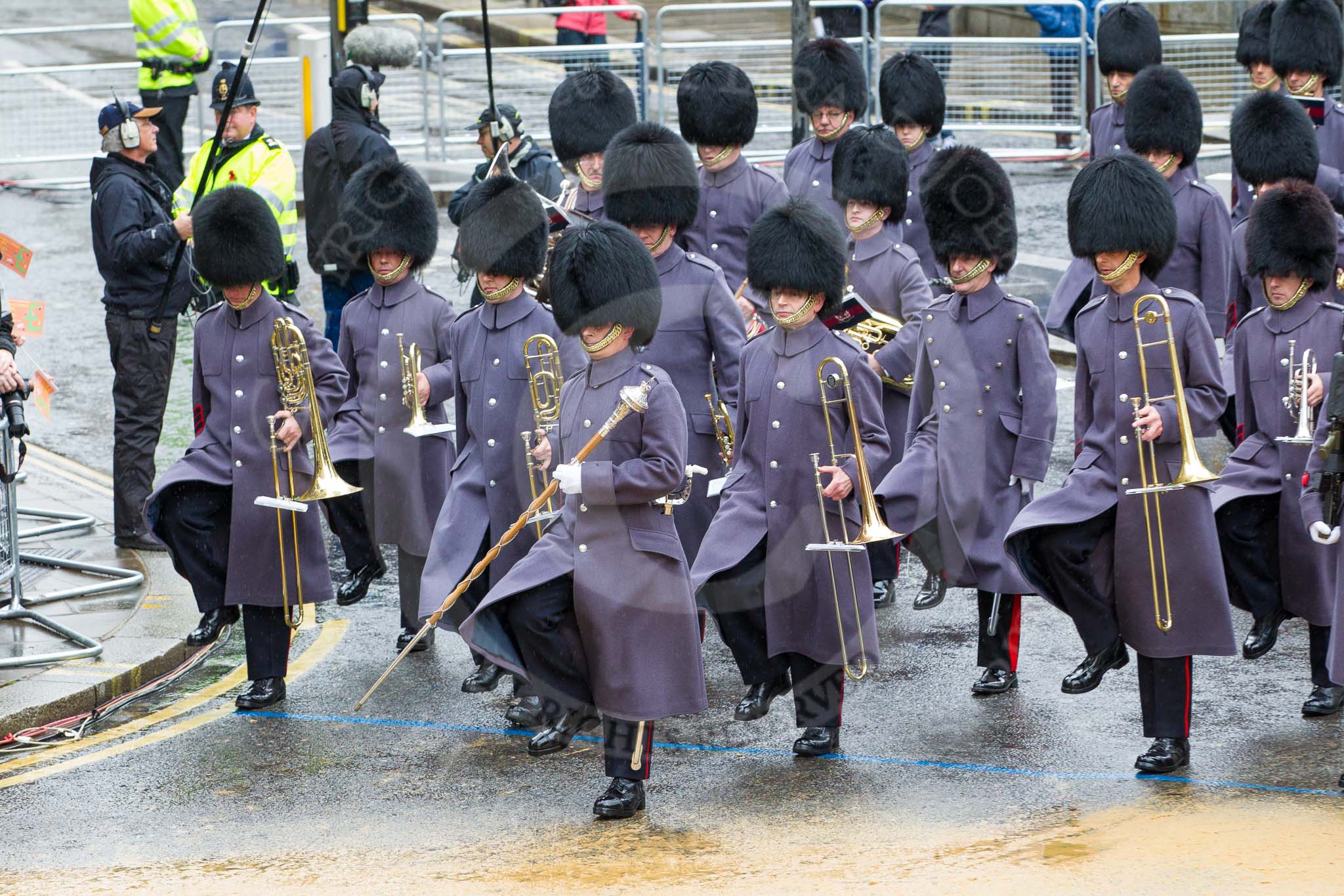 Lord Mayor's Show 2012.
Press stand opposite Mansion House, City of London,
London,
Greater London,
United Kingdom,
on 10 November 2012 at 10:17, image #53