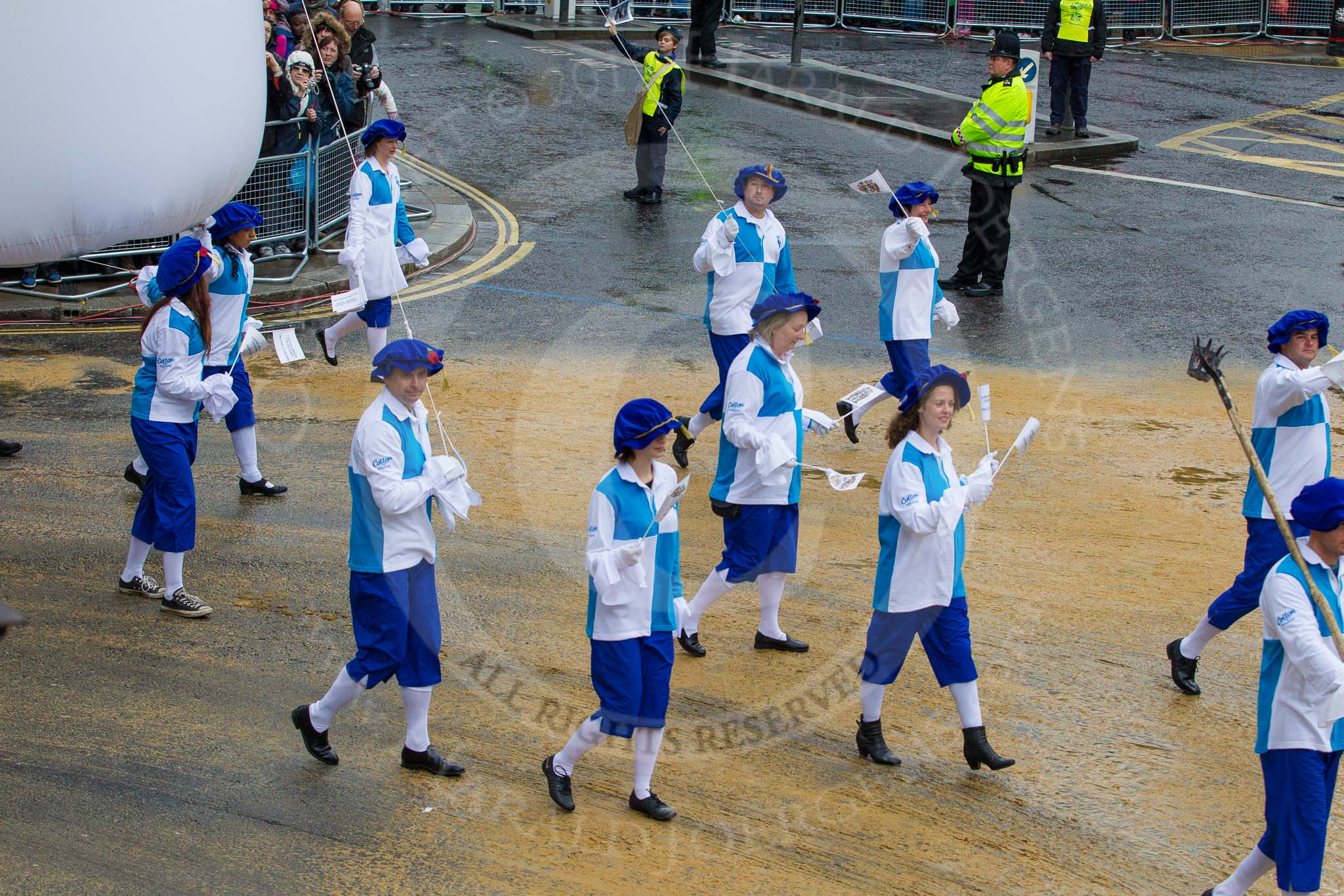Lord Mayor's Show 2012: Worshipful Company of Tallow Chandlers..
Press stand opposite Mansion House, City of London,
London,
Greater London,
United Kingdom,
on 10 November 2012 at 11:03, image #236