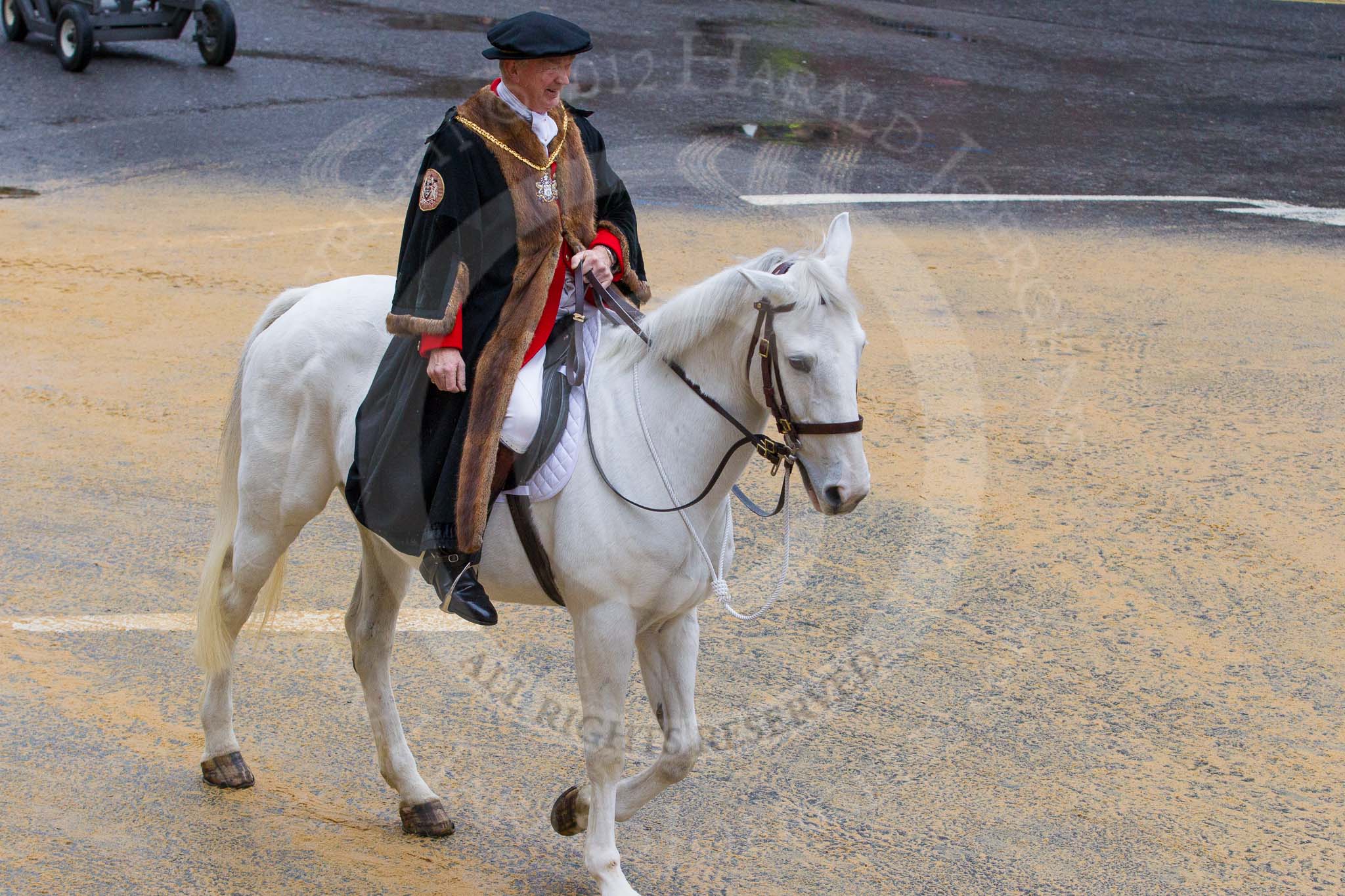 Lord Mayor's Show 2012: Entry 14 - Worshipful Company of Farriers..
Press stand opposite Mansion House, City of London,
London,
Greater London,
United Kingdom,
on 10 November 2012 at 11:06, image #299