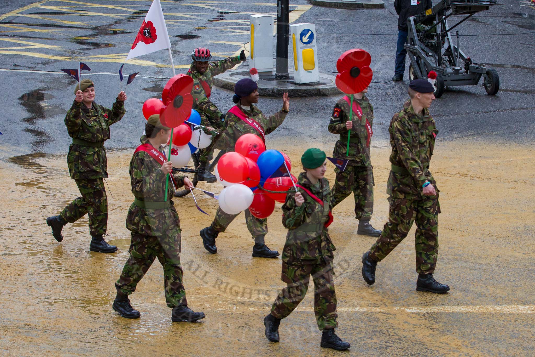 Lord Mayor's Show 2012: Entry 25 and 25 - Arny Cadet Force (ACF)..
Press stand opposite Mansion House, City of London,
London,
Greater London,
United Kingdom,
on 10 November 2012 at 11:11, image #433