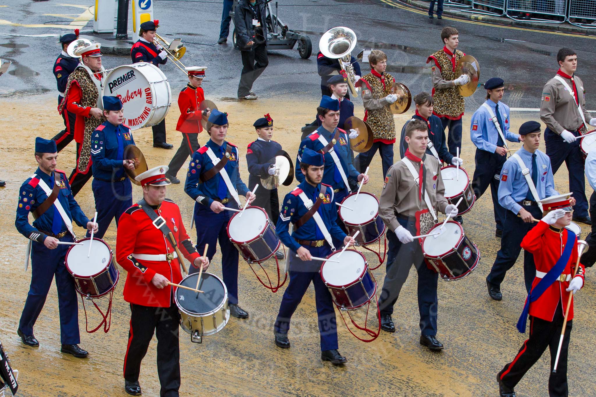 Lord Mayor's Show 2012: Entry 29 - National Youth Marching Band..
Press stand opposite Mansion House, City of London,
London,
Greater London,
United Kingdom,
on 10 November 2012 at 11:12, image #463