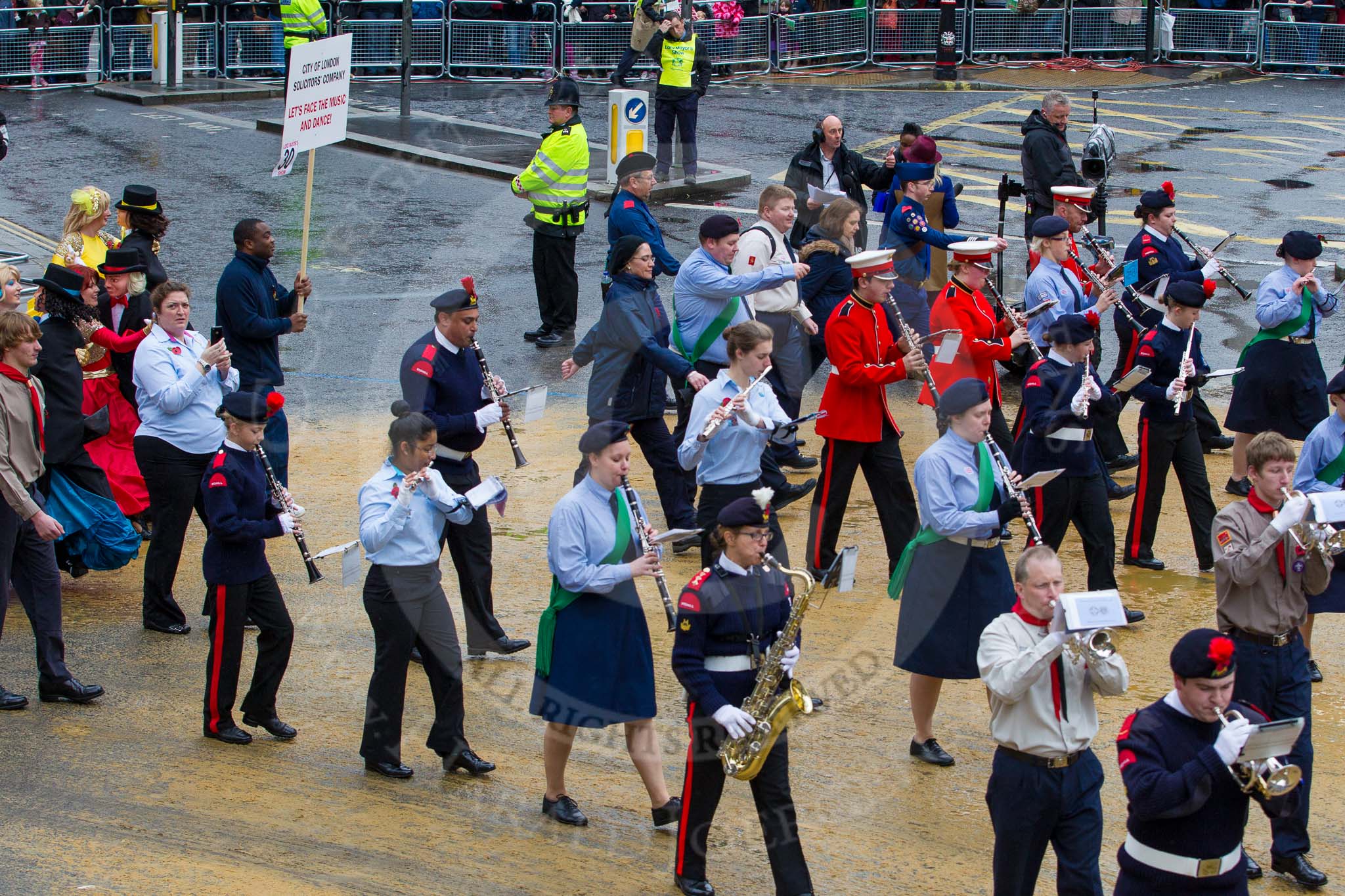 Lord Mayor's Show 2012: Entry 29 - National Youth Marching Band..
Press stand opposite Mansion House, City of London,
London,
Greater London,
United Kingdom,
on 10 November 2012 at 11:12, image #471