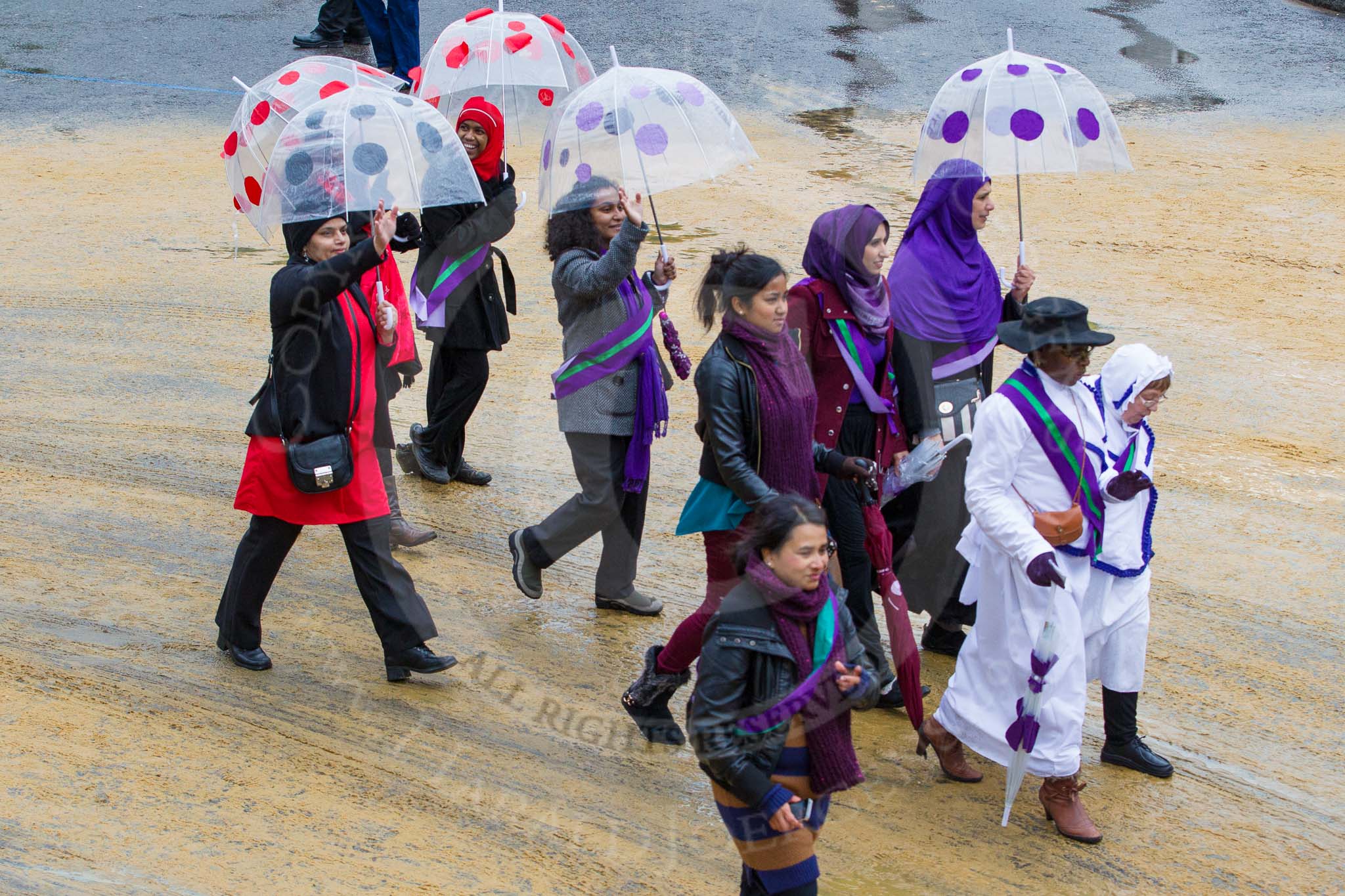 Lord Mayor's Show 2012: Entry 33 - Heba Women’s Group. Heba Women's Project is a unique training and enterprise project for women from diverse cultural backgrounds..
Press stand opposite Mansion House, City of London,
London,
Greater London,
United Kingdom,
on 10 November 2012 at 11:14, image #514