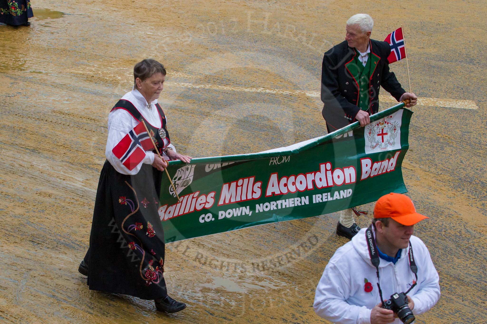 Lord Mayor's Show 2012: Entry 35 - Baillies Mill Accordion Band from County Down in Northern Ireland..
Press stand opposite Mansion House, City of London,
London,
Greater London,
United Kingdom,
on 10 November 2012 at 11:14, image #529