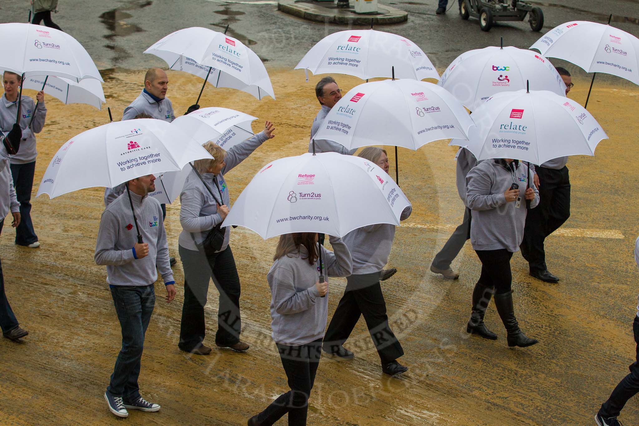 Lord Mayor's Show 2012: Entry 43 - Bank Workers’ Charity (bwc)..
Press stand opposite Mansion House, City of London,
London,
Greater London,
United Kingdom,
on 10 November 2012 at 11:18, image #609