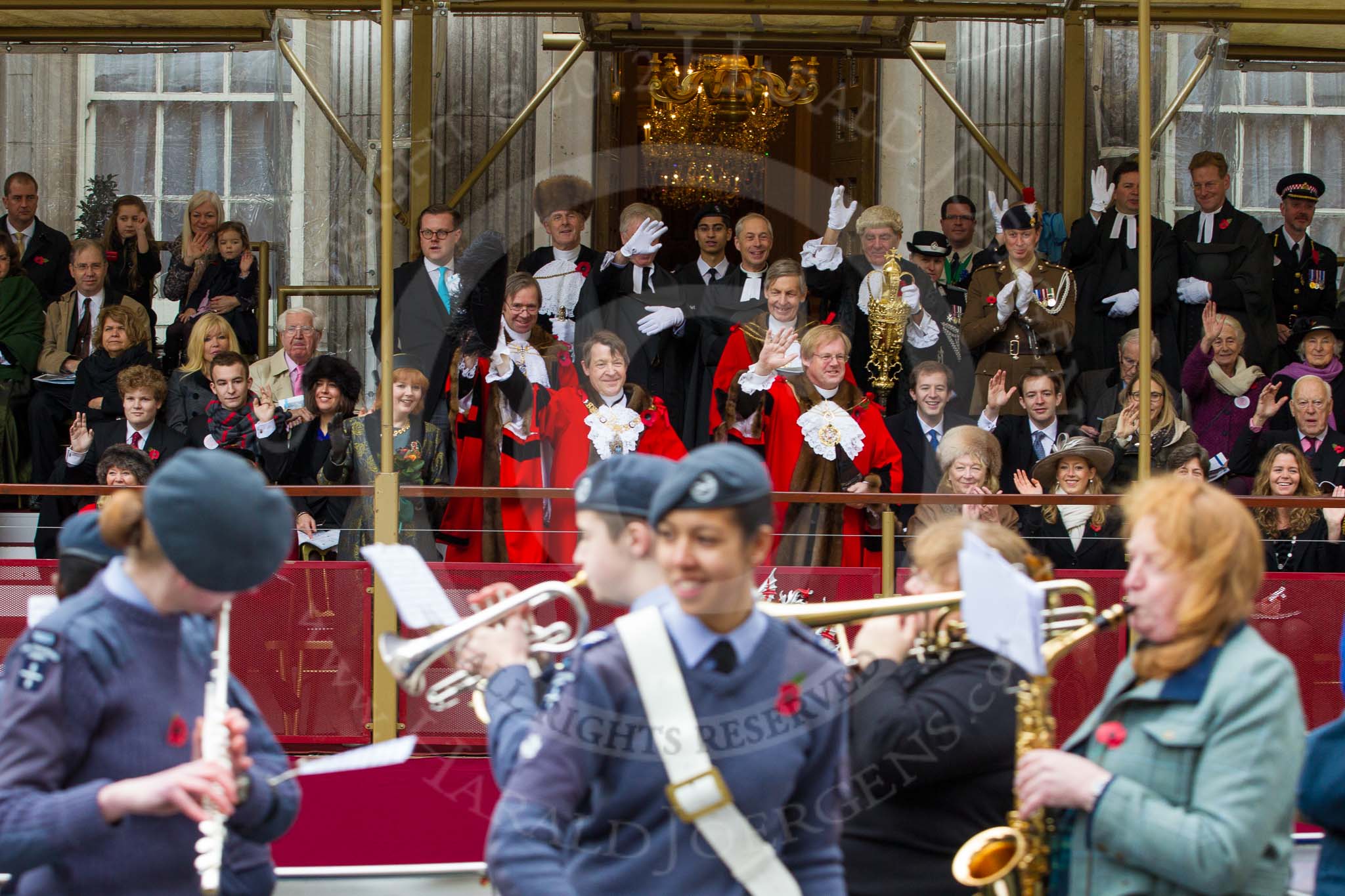 Lord Mayor's Show 2012: Entry 44 - Ethics in the City, The Worhipful Company of International Bankers, the British Bankers Association (bba), the Association of Foreign Banks, and the Chartered Institute for Securities & Investment (CISI)..
Press stand opposite Mansion House, City of London,
London,
Greater London,
United Kingdom,
on 10 November 2012 at 11:19, image #619