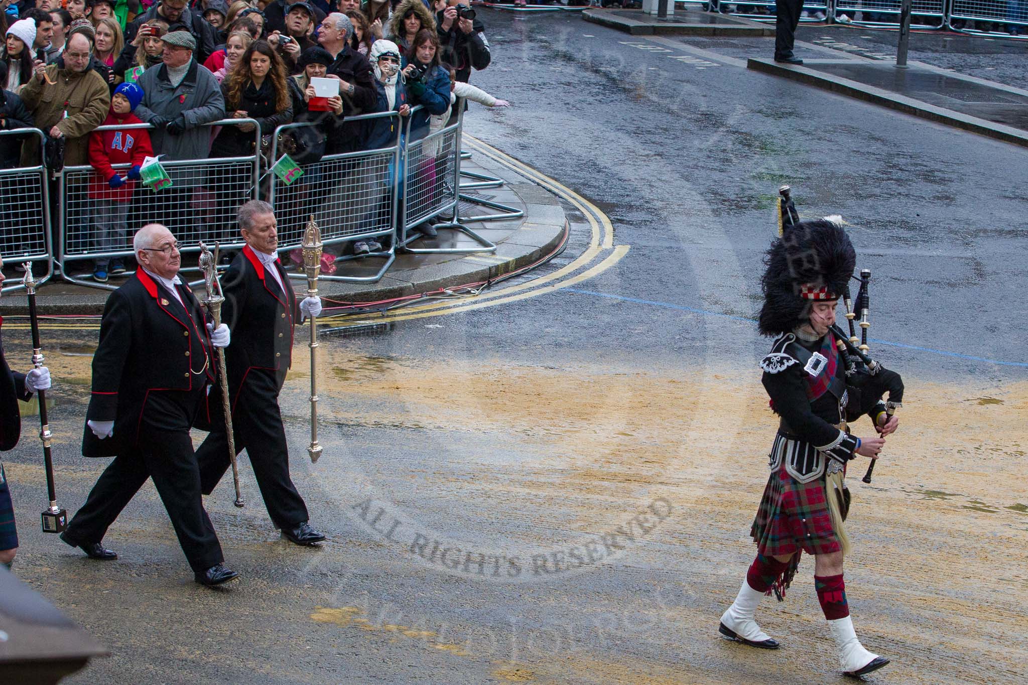 Lord Mayor's Show 2012: 45 Scottish Development International.
Press stand opposite Mansion House, City of London,
London,
Greater London,
United Kingdom,
on 10 November 2012 at 11:19, image #625