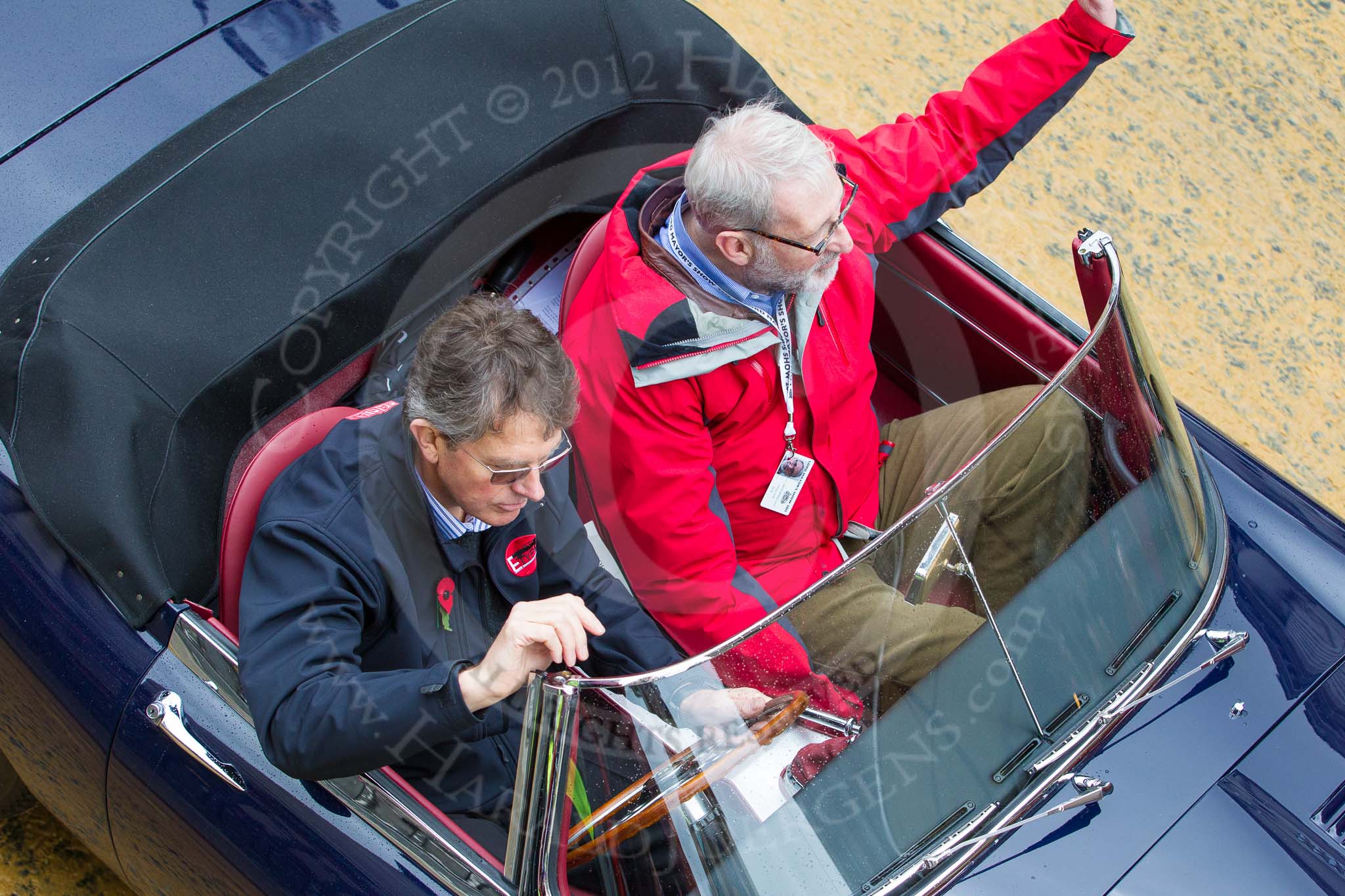 Lord Mayor's Show 2012: Entry 59 - Jaguar, here a classic E-type..
Press stand opposite Mansion House, City of London,
London,
Greater London,
United Kingdom,
on 10 November 2012 at 11:26, image #770