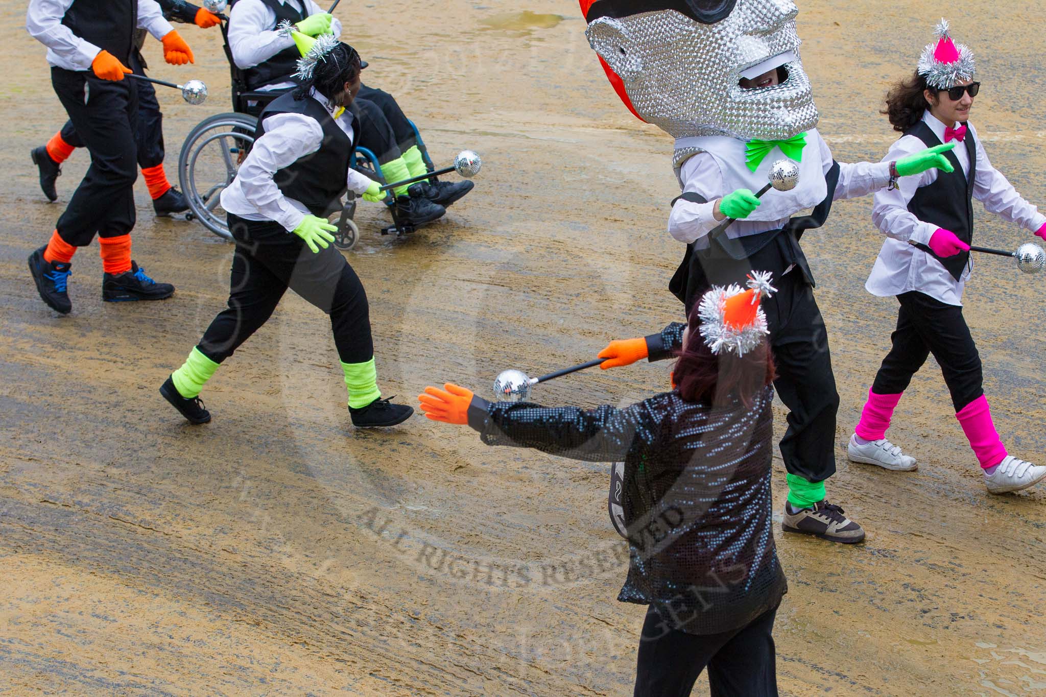 Lord Mayor's Show 2012: Entry 60 - City Bridge Trust working with Heart n Soul..
Press stand opposite Mansion House, City of London,
London,
Greater London,
United Kingdom,
on 10 November 2012 at 11:26, image #775