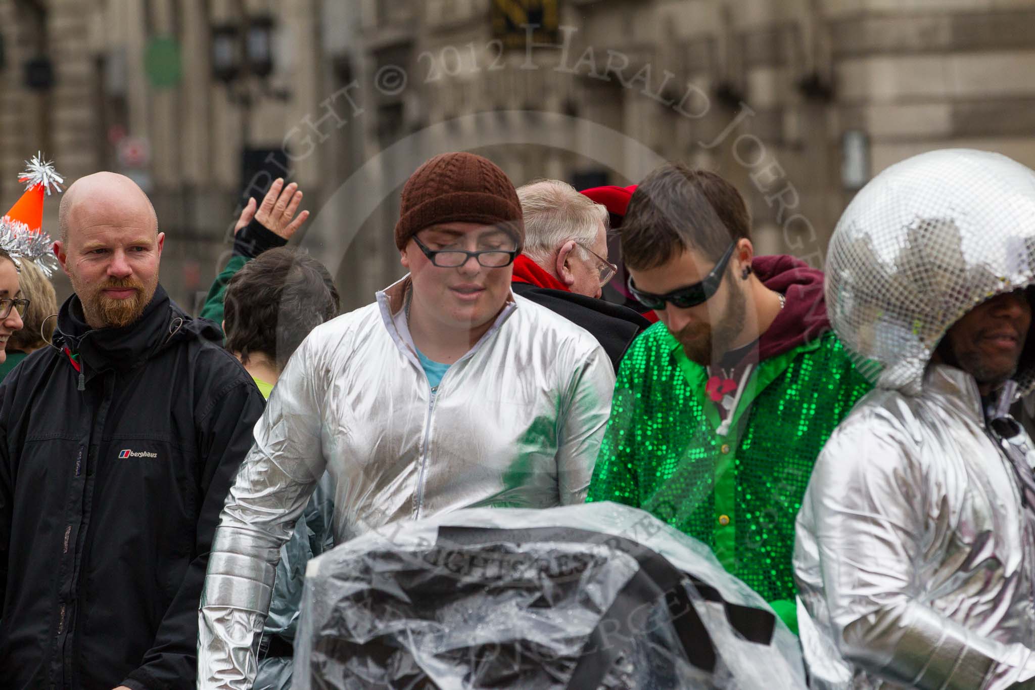 Lord Mayor's Show 2012: Entry 60 - City Bridge Trust working with Heart n Soul..
Press stand opposite Mansion House, City of London,
London,
Greater London,
United Kingdom,
on 10 November 2012 at 11:27, image #791