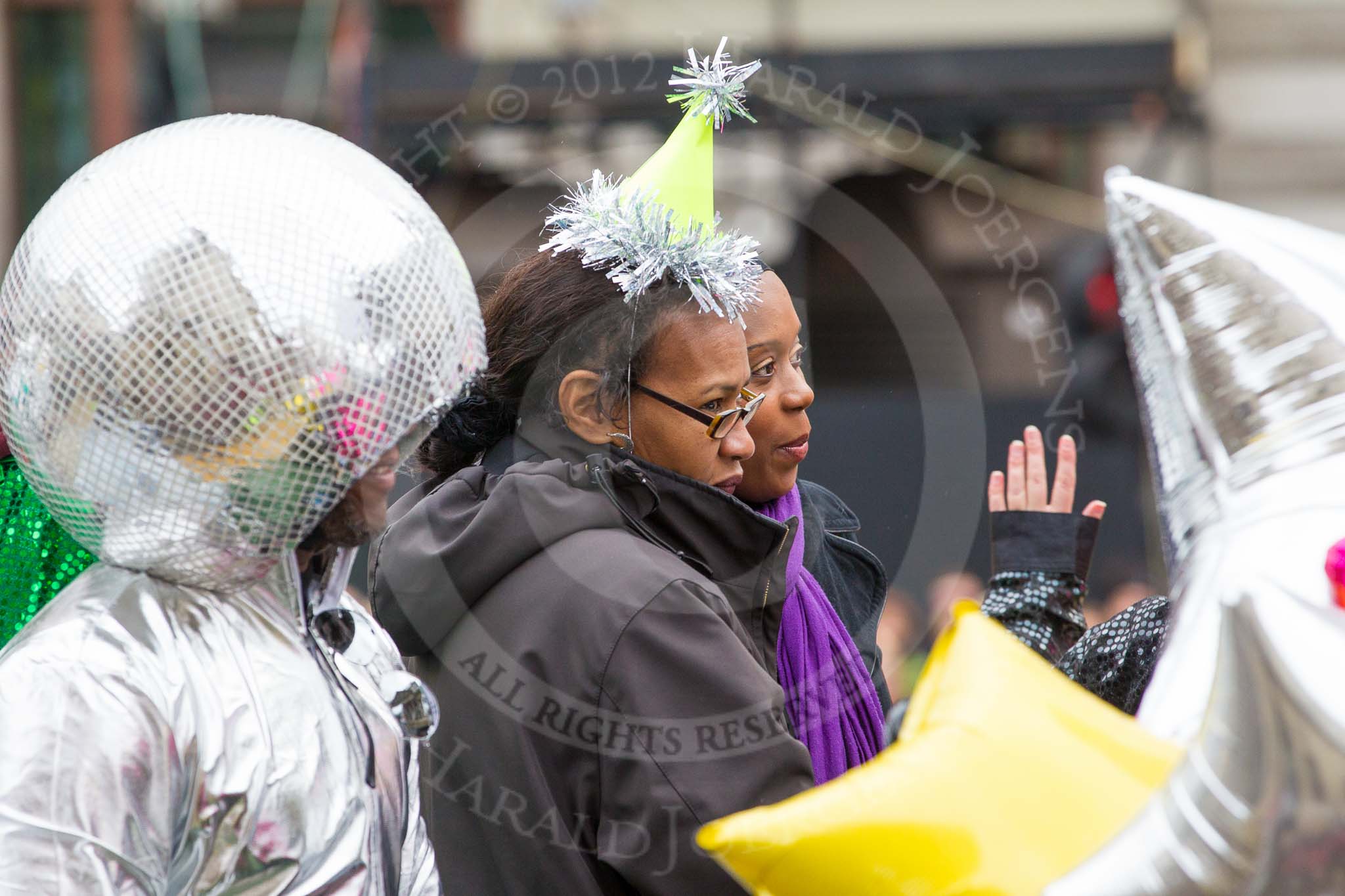 Lord Mayor's Show 2012: Entry 60 - City Bridge Trust working with Heart n Soul..
Press stand opposite Mansion House, City of London,
London,
Greater London,
United Kingdom,
on 10 November 2012 at 11:27, image #794