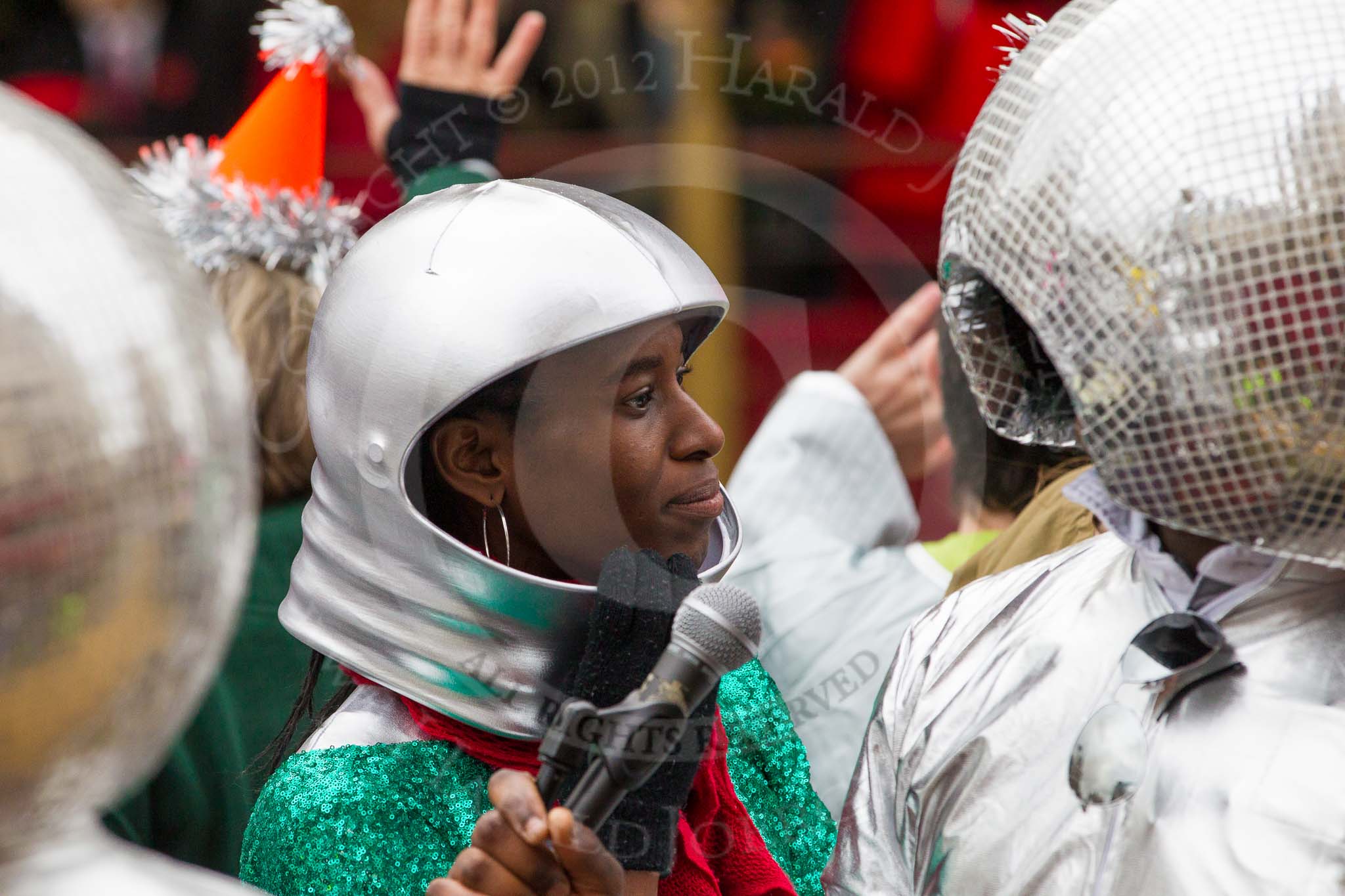 Lord Mayor's Show 2012: Entry 60 - City Bridge Trust working with Heart n Soul..
Press stand opposite Mansion House, City of London,
London,
Greater London,
United Kingdom,
on 10 November 2012 at 11:27, image #795
